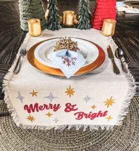 DIY Holiday Table Runner