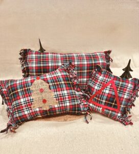 Repurposed Flannel Pajamas Pillows